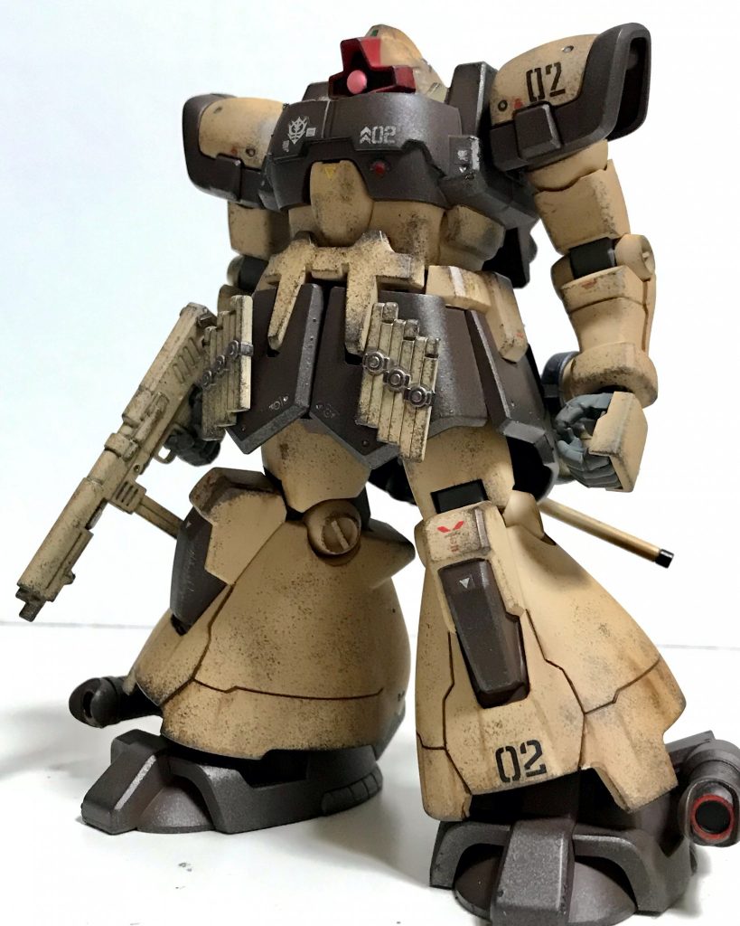 スポンジチッピングとリアルタッチマーカーを少々。