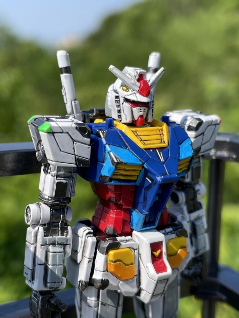 各部に塗装スミイレ