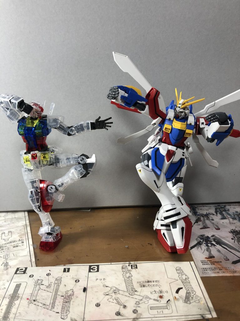 せっかくなんでゴッドガンダムと絡ませてみました