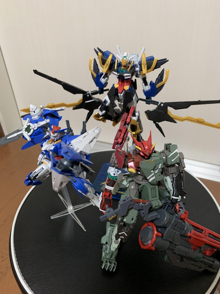 アニメモチーフ系カスタムビルドも遂に3体目、これでビルドファイターズトライの世界に行けますね!