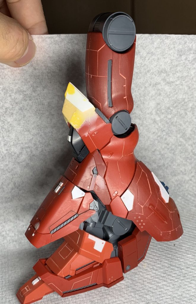 脚部はこのようなディテールアップを行いました。