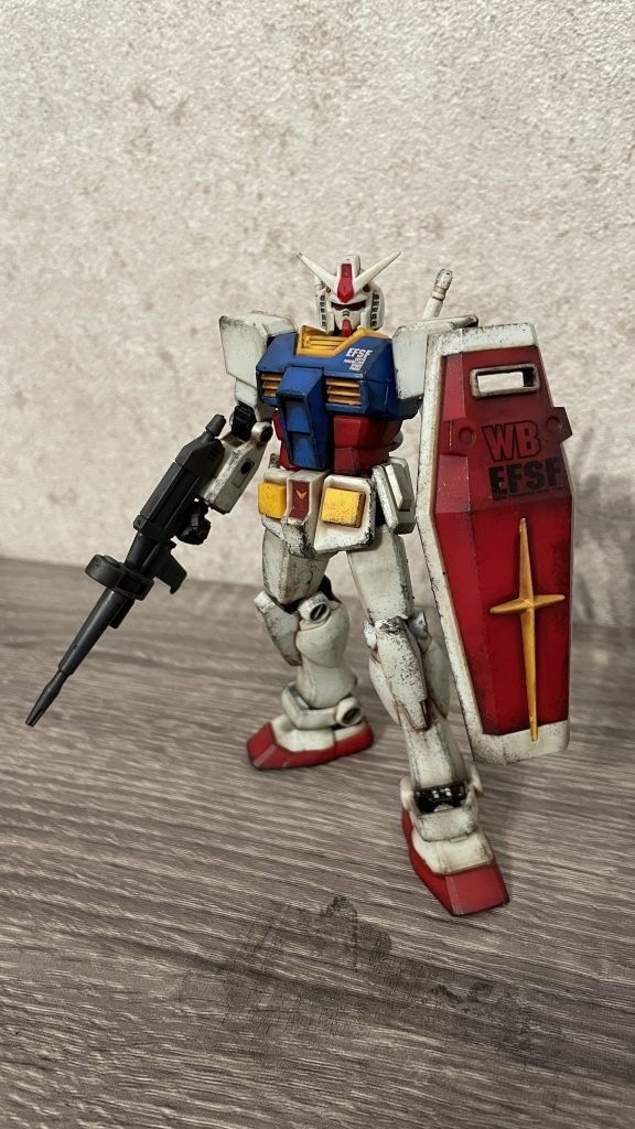 EGガンダムお手軽ウェザリング–3枚目/制作者：ゆうしゃ