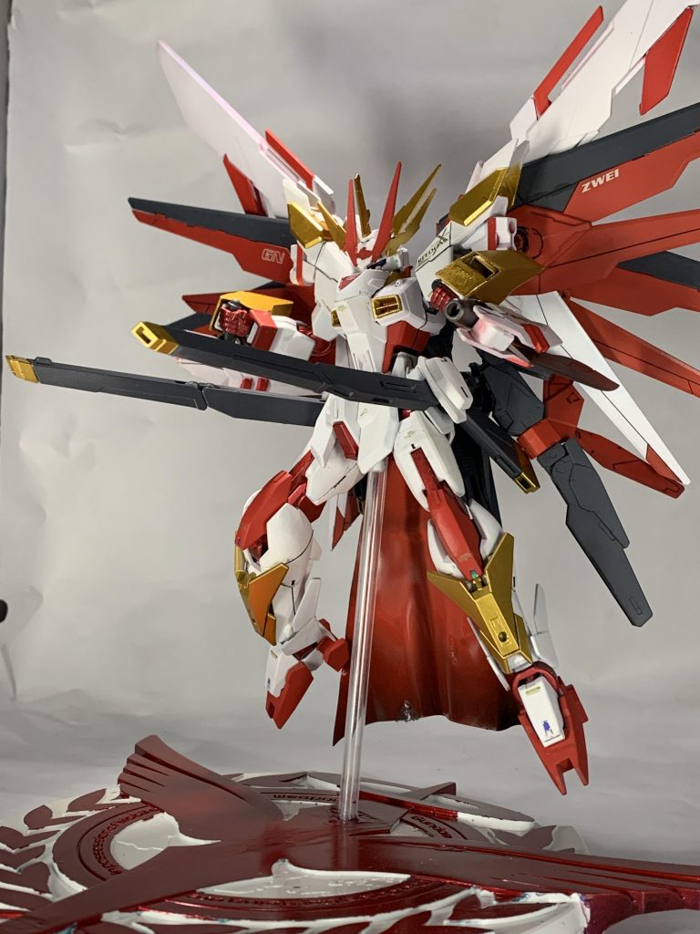 フルバーストモードですオリジナルのフルバーストより威力が低くい分直ぐに体勢を立て直すことが出来るという設定です!!