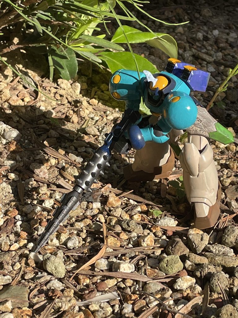 トゲトゲしいデザインのエルドラブルートから威圧感を取り除いていったら、ほぼデスアーミーになったけど…素体は間違いなくエルドラブルートです(汗)