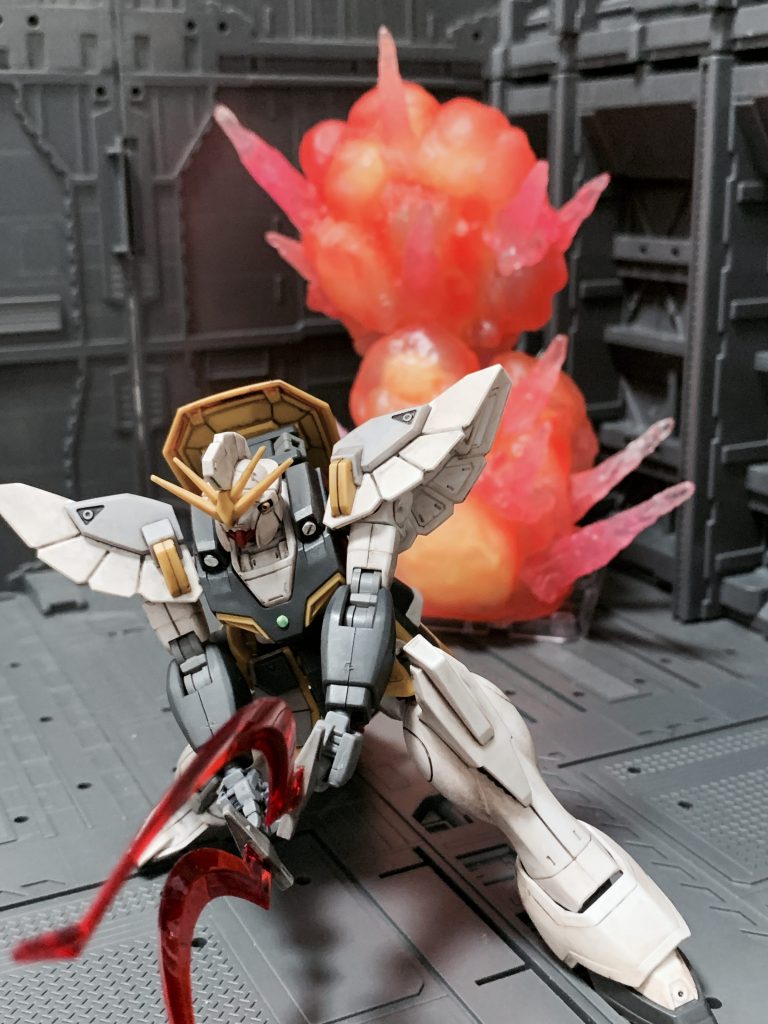 赤熱ヒートショーテルで敵機撃破。