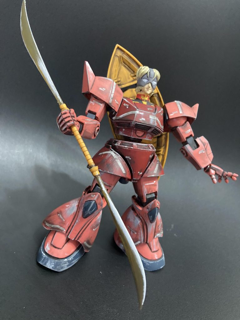 いつもの通りペプシヘッドが浮かない様に劇場版イラスト風に濃いめウェザリングに白ハイライトを入れています。