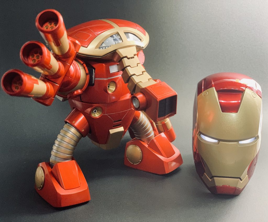 アイアンマンマスクと一緒に。アイアンマンカラーは一度やってみたかったので念願叶って楽しかったですね！最後までご覧頂きありがとうございました❗️