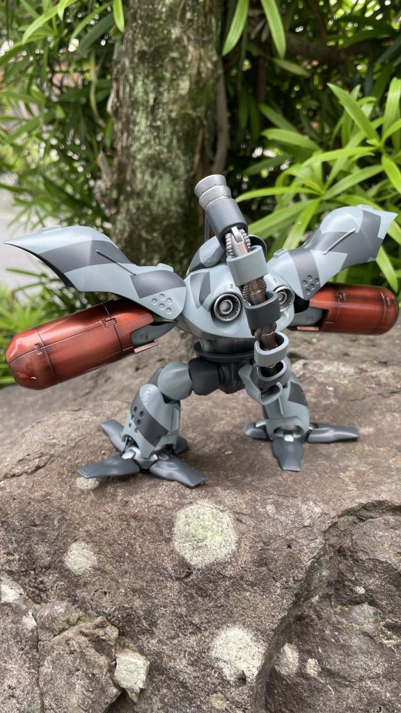 尻尾が生えてます。