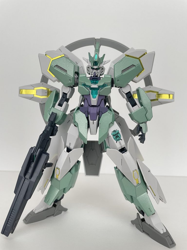 コアガンダムのライフルにヴィーナスのライフルの先端くっつけました。