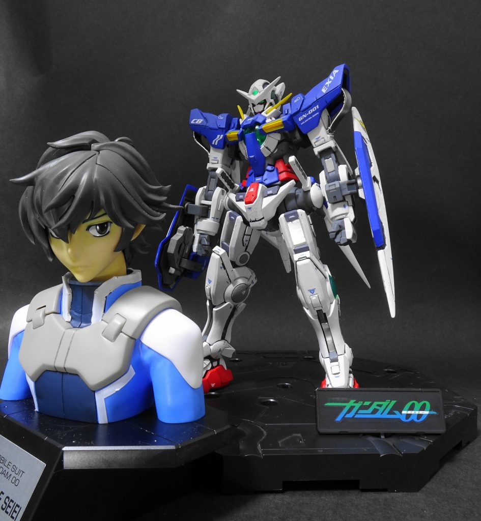 フィギュアライズの刹那と。箱やパイスーから判断すると二期の刹那だけど、(゚ε゚)キニシナイ!!