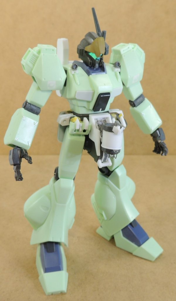 製作途中のショットです。プラ材を主体とした現場合わせのセミスクラッチビルドで、細部は独自のアレンジを施しています。