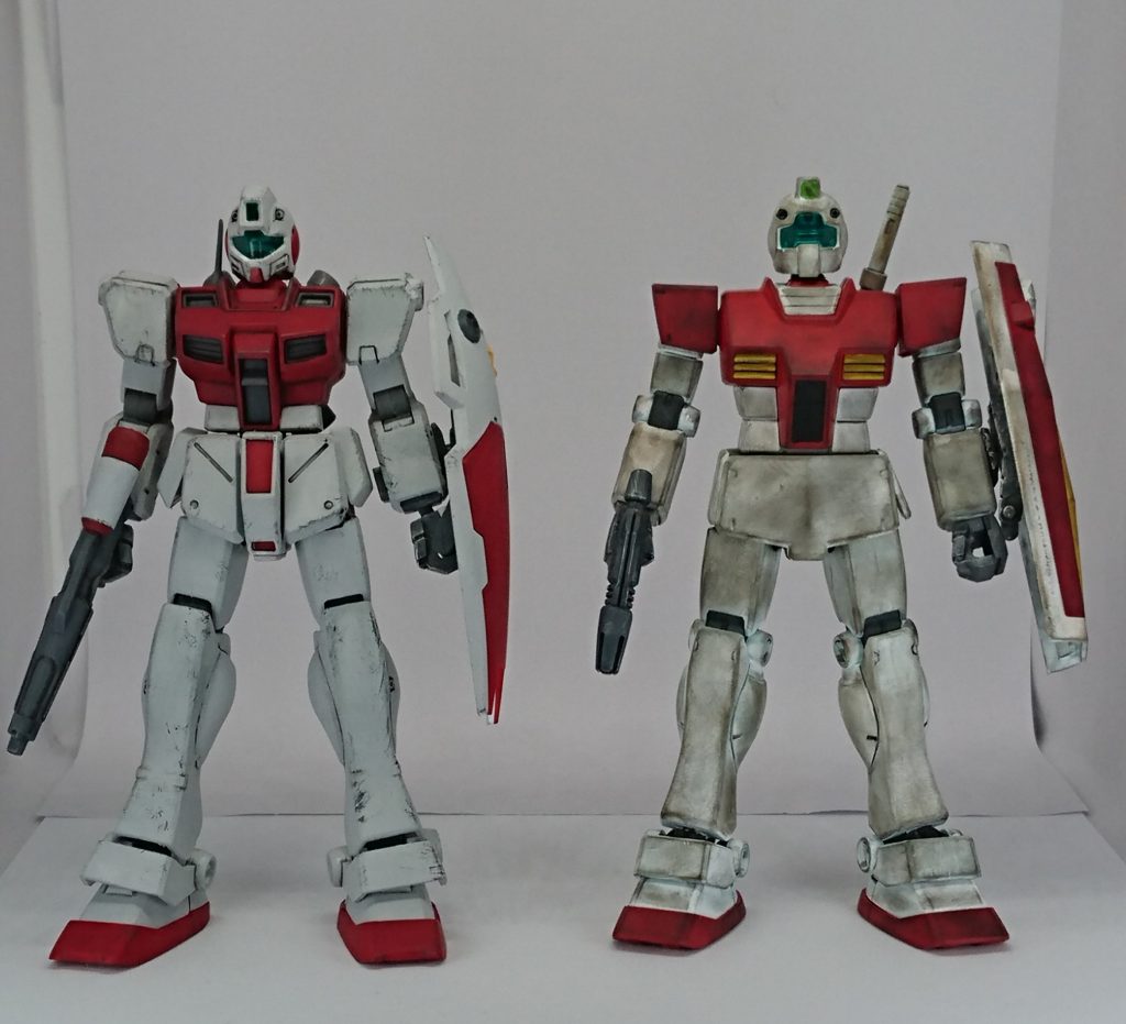 以前作ったジムと並べてみました。