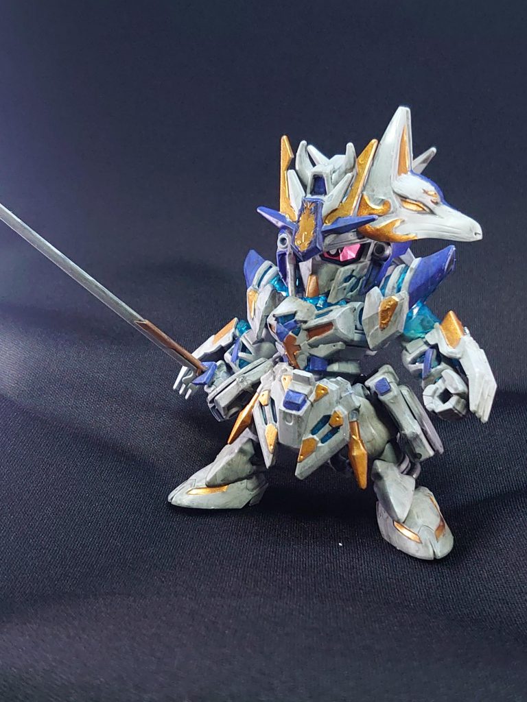 刀を装備今回は塗装メインの為加工は無し。部分塗装等のディテールアップのみになります。