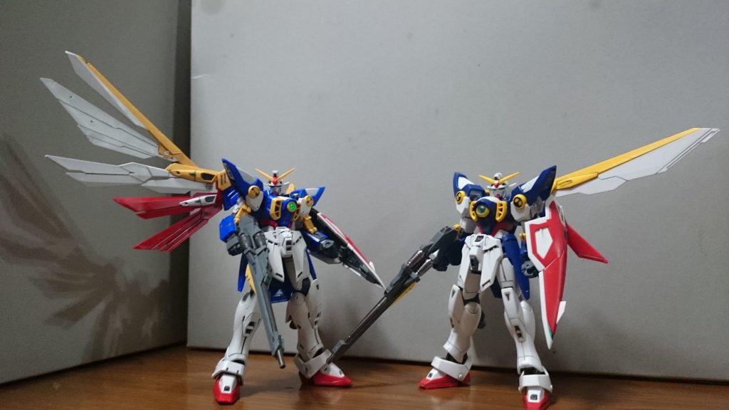 HGACとやっぱり最大の違いはブルーの明度と羽っスね