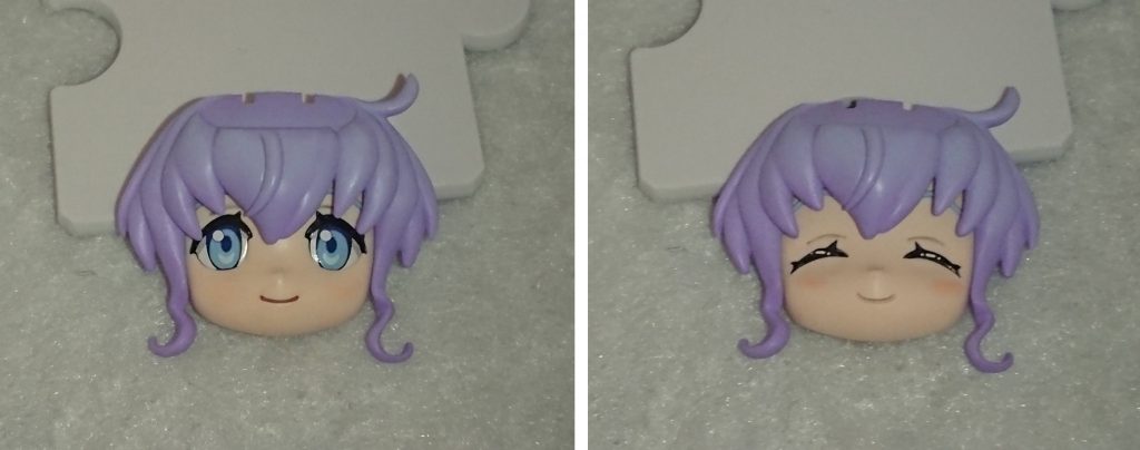お顔は、ほんのりお化粧してます。