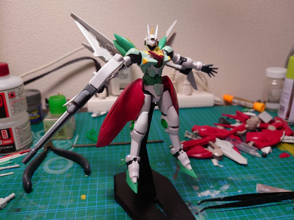 ポージングで完成したときのシルエットをイメージ