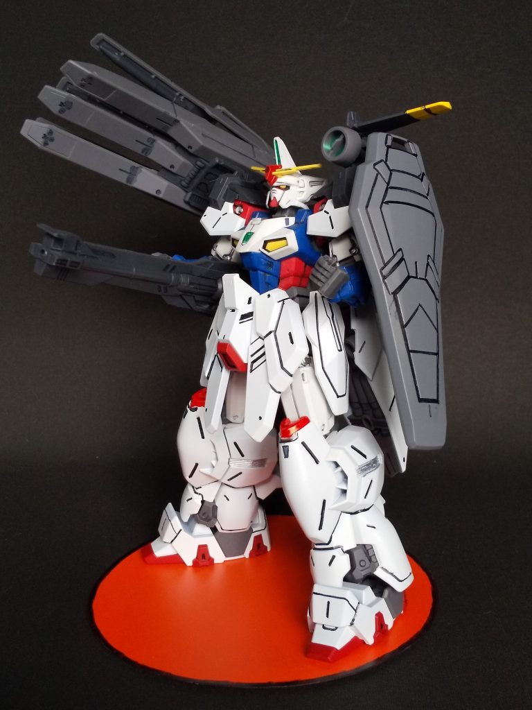 射撃ポーズ同じポーズでジェミナス02も投稿したので比較の為、同じポーズの構図で