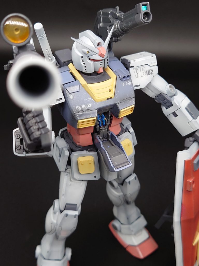 グレーサフからの立ち上げ塗装でグラデーションぽくしてみました