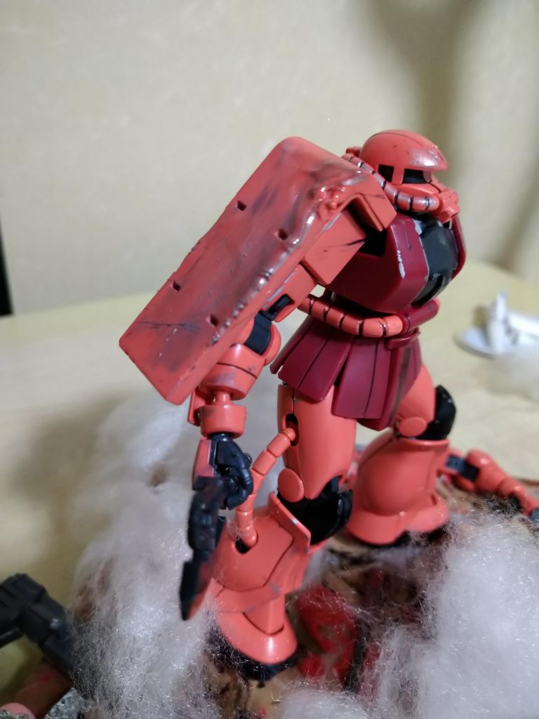 ライターで炙りダメージを再現