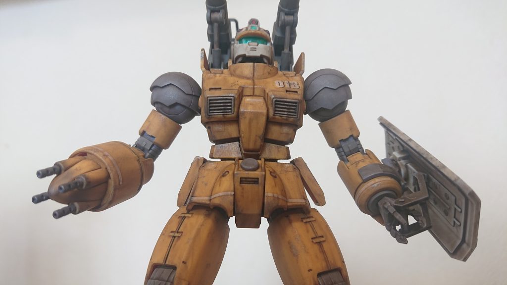 正面からのショットも迫力があります。