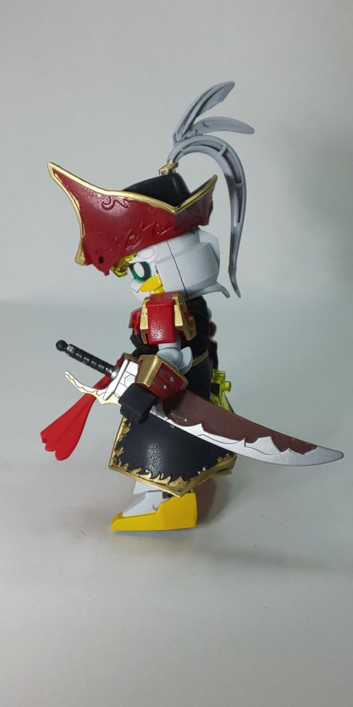 赤い腰布はエドワードセカンドＶから拝借。袖のパーツが無加工でアルテミーとミラクルフィットちゃんしたのは感動ですね。設計時に想定してたのでしょうか？