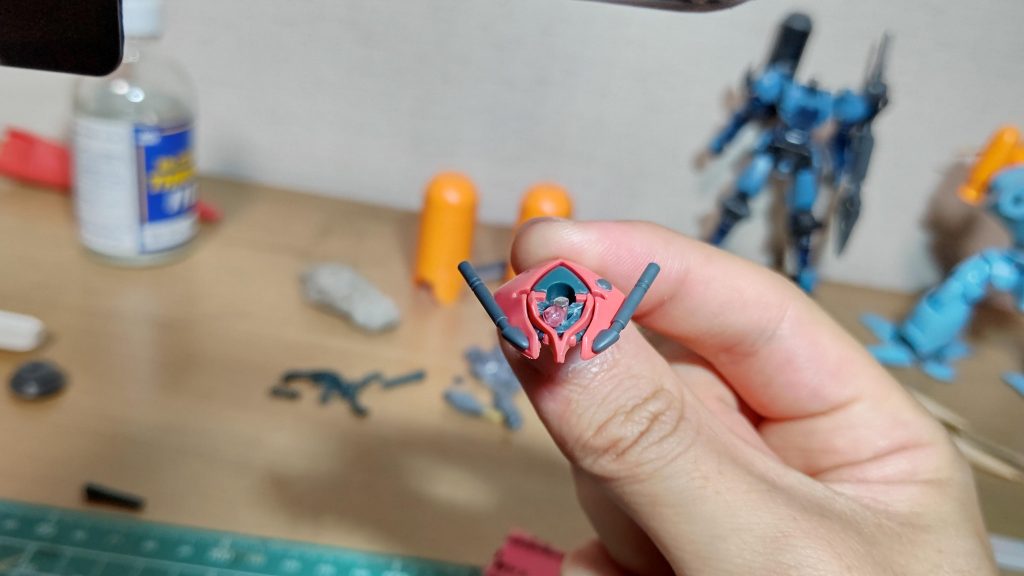 モノアイは可動仕様に改修(ただし殆ど見えない)