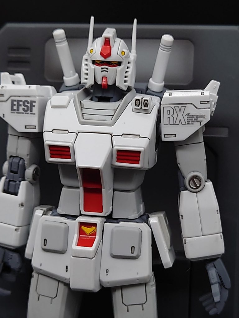 ガンダム the origin のエンディングシーンのロールアウトっぽく再現してみました(笑)