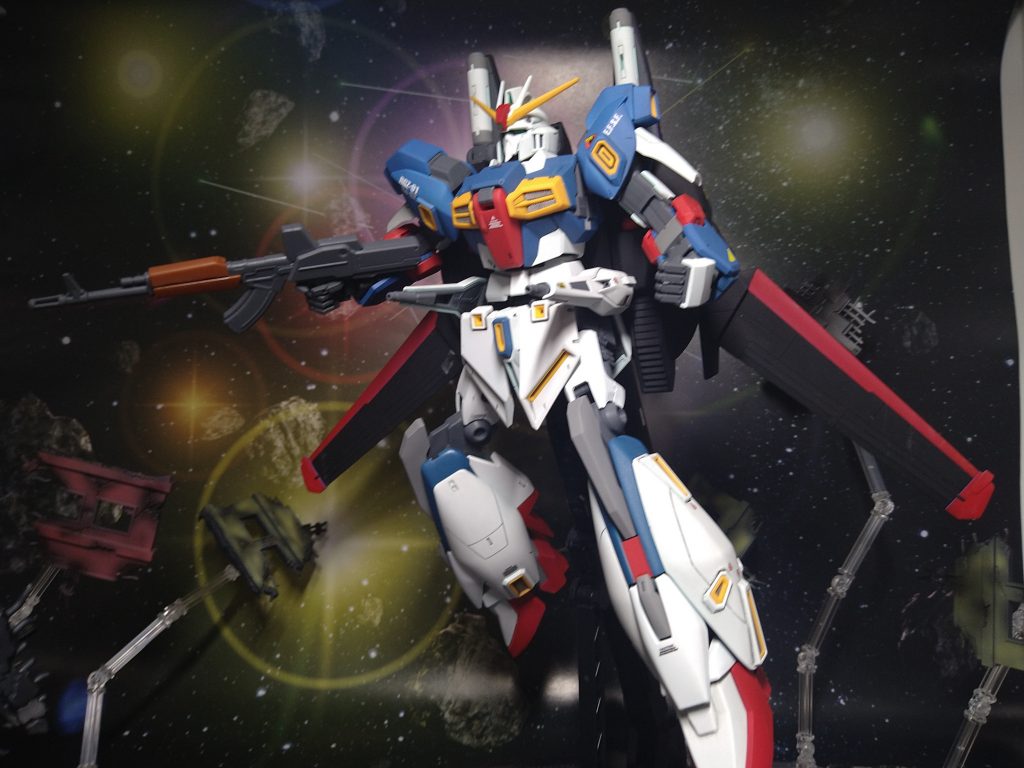 腰部ビームガン射撃形態