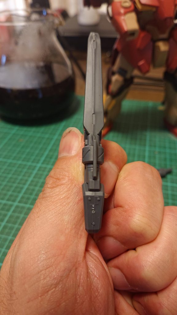 ライフルの合わせ目消しの仕込み