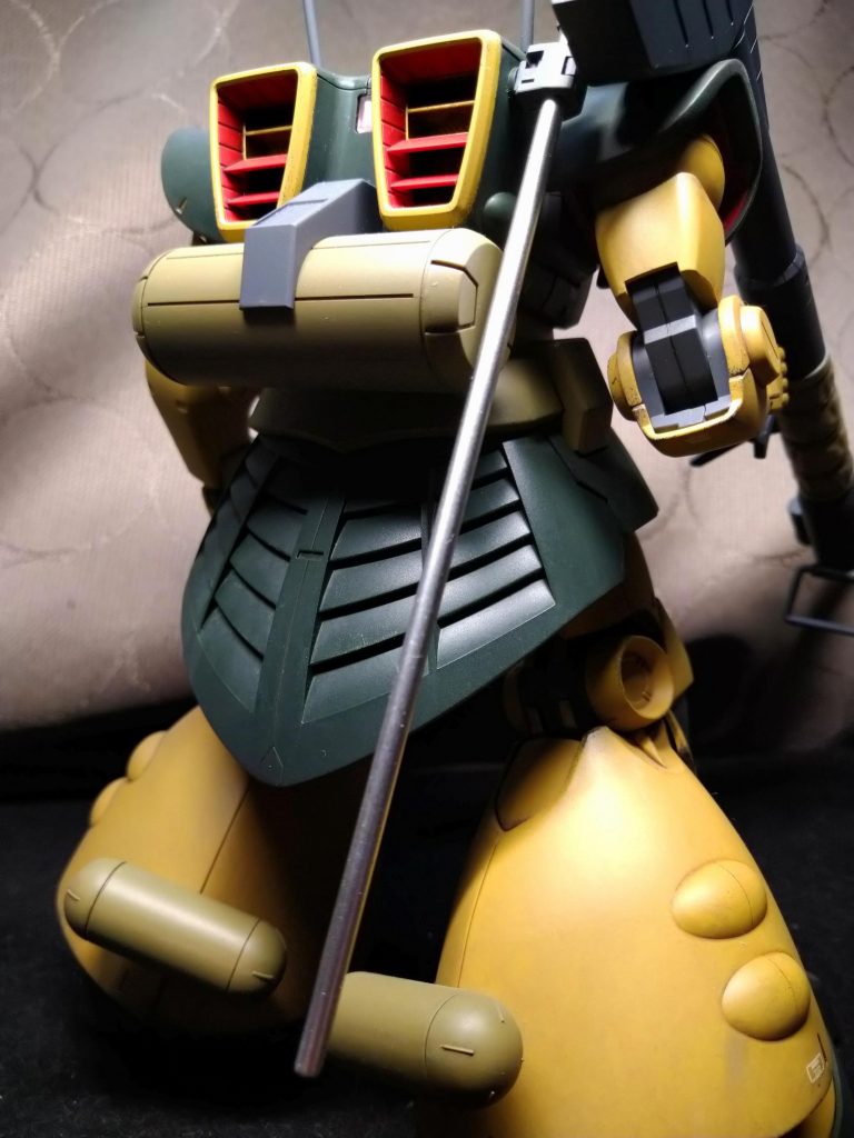 もう少し、派手に汚しても良かったかも。画像で見るとあまり汚れているように見えませんね。