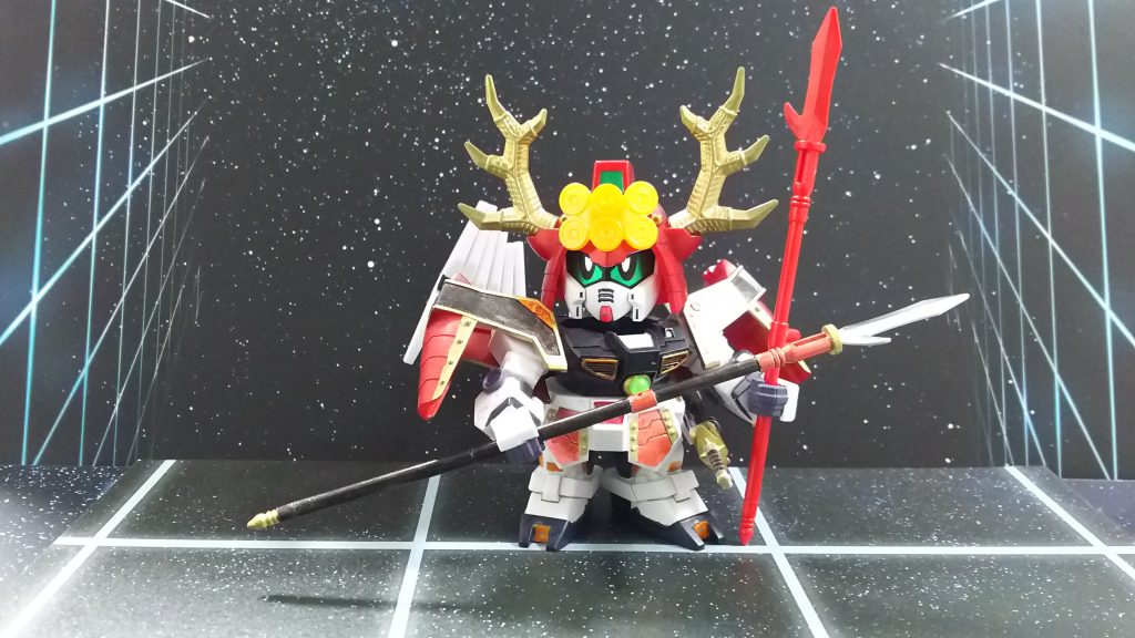 SDスピリットの昂りに呼応して額の兜飾りが変化する!これが仁宇ユキムラスペシャル(仮)だ!なんちって。