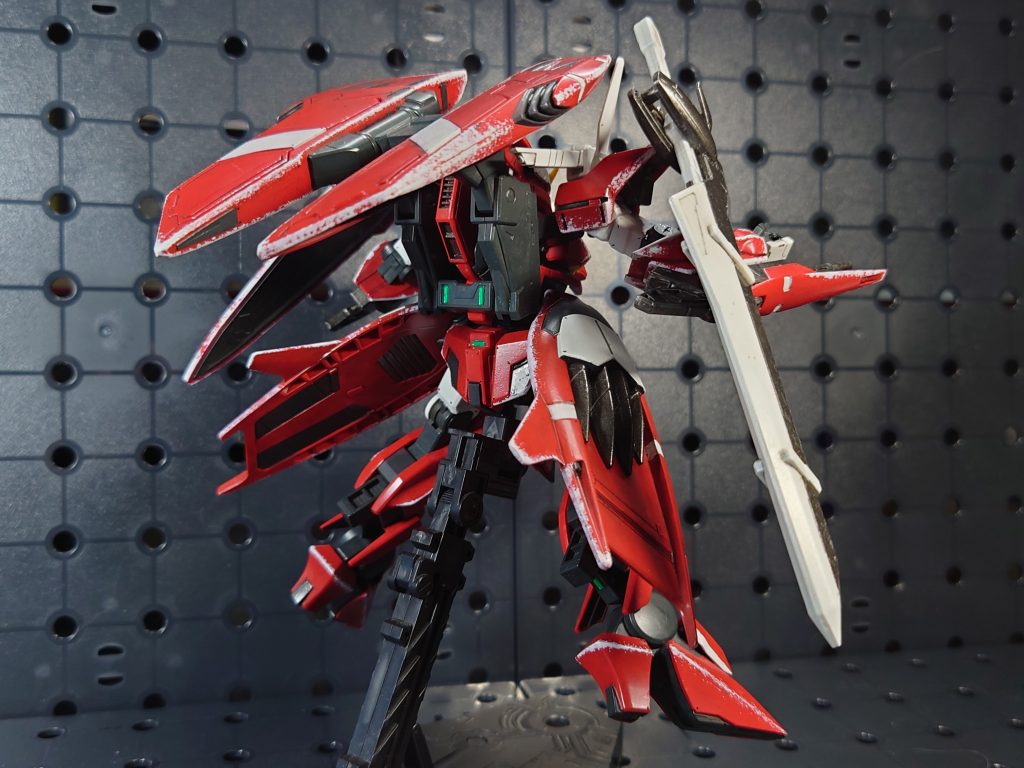 白はスポンジでなんとなくやってみた模様。当時に塗装したわりにはかっこいい。