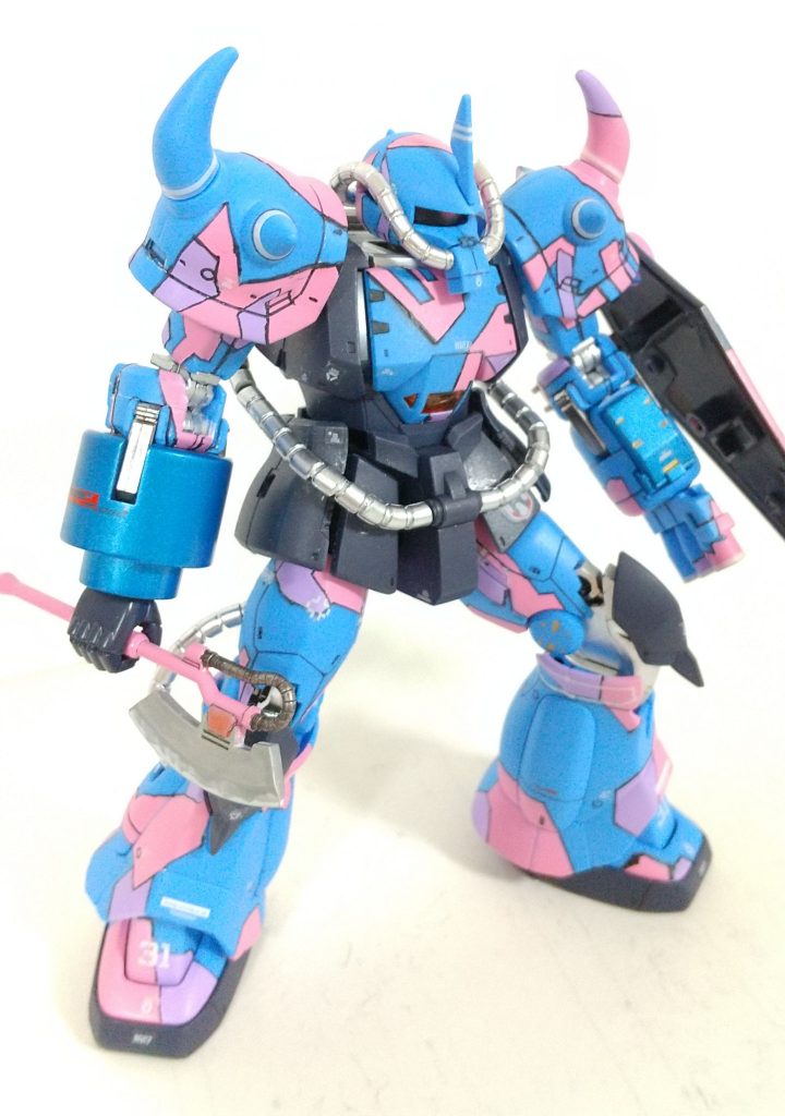 何迷彩とも言えませんが…塗り分けは楽しかったです