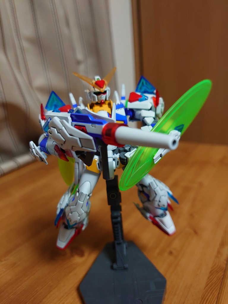 ビームライフル。劇中なかなかの威力でした