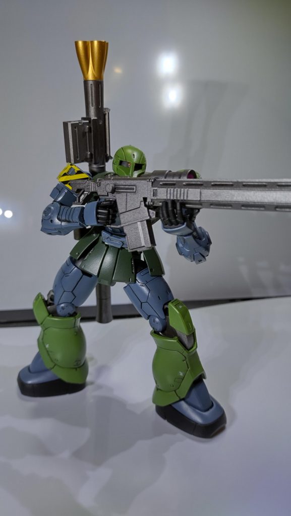 Ｈアイズ使用水性ホビーカラーで全塗装。一部は筆塗り。