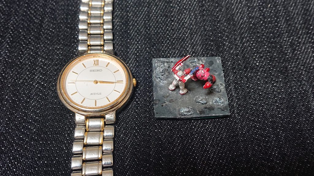 腕時計と大きさの比較