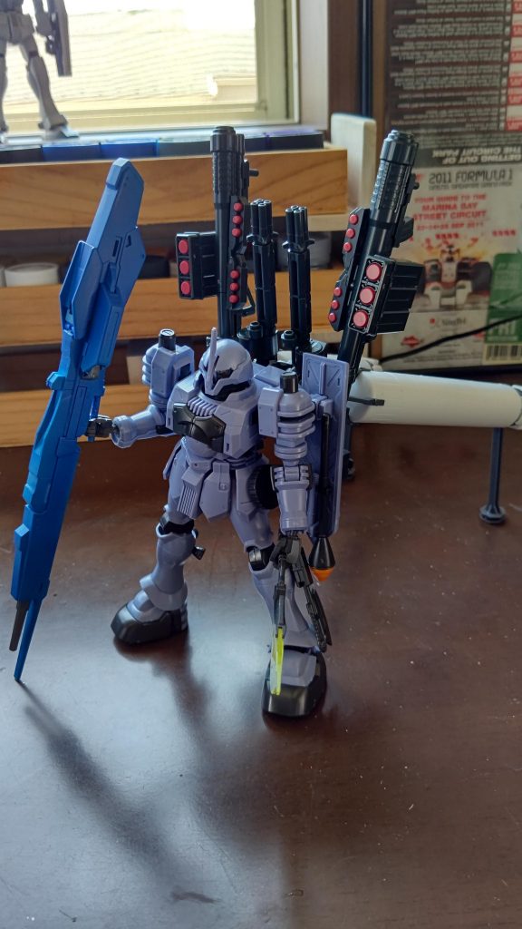 当初はハイパー・メガ・ランチャーを持たせる予定でしたが、ゴチャゴチャしそうなのでボツにしました💦最後までご覧頂きありがとうございまいたm(__)m