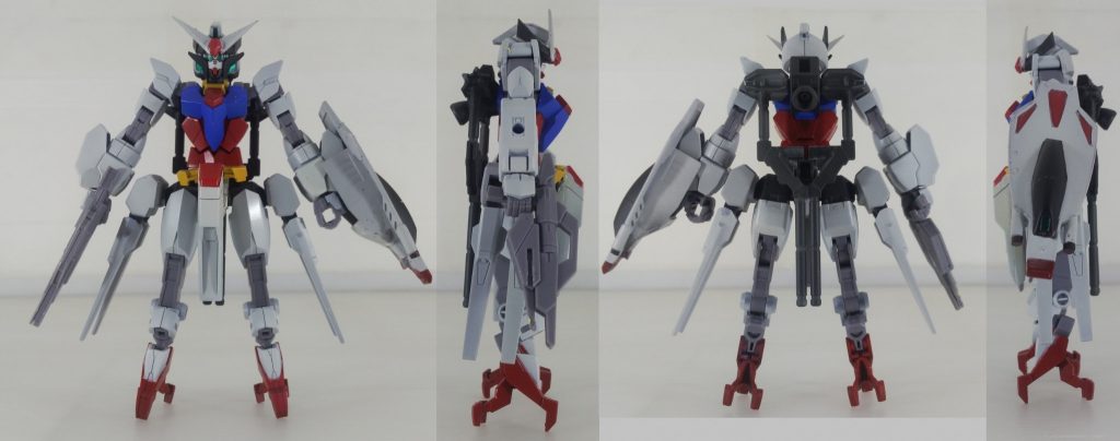 ???「彼らのようでありたいと、私は望んだのです」コアアルスです。頭部は兜ではありません。盾はコレクションシリーズの加工です。拳をフリーにしました。大腿部を少し加工し、ドラグーンユニットをコア状態で使えるようにしています。背中のサーベルラックに刺さっているのはトライスラッシュブレイドの基部です。無加工でピッタリでした。