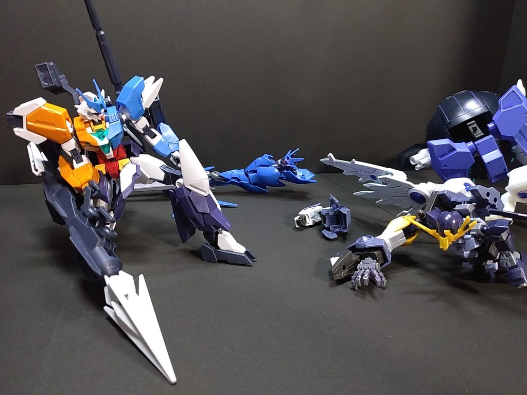 いきなりですが、４人の連携でリバースガンダムを撃破･･･