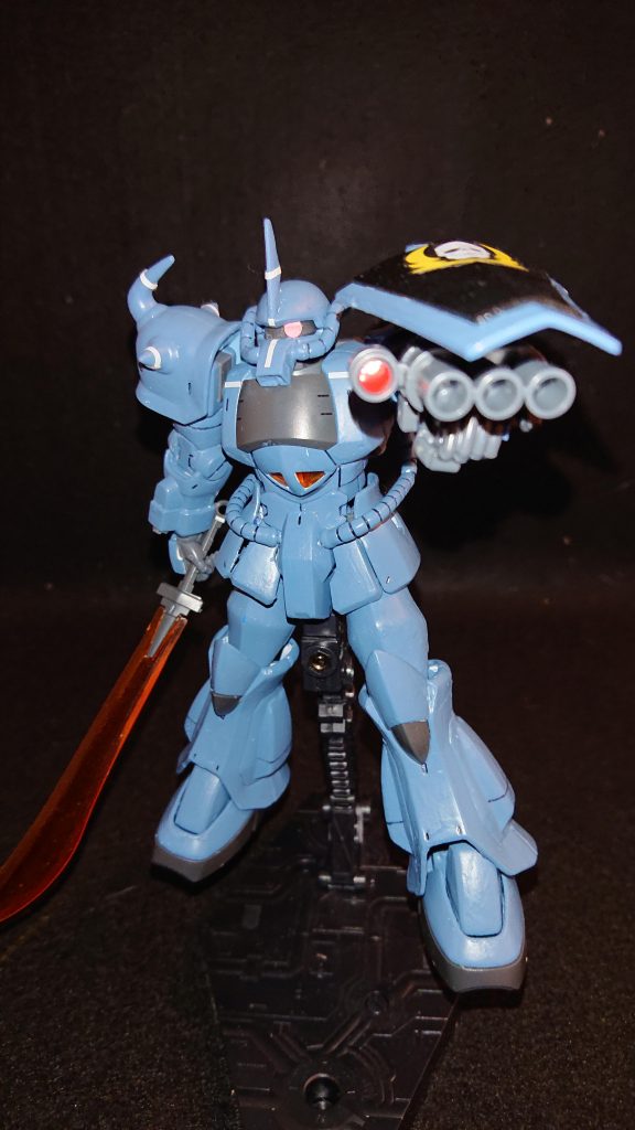 ハンドガトリング構え。ゲームやと、ミリ削りぐらいにしか使わない武装やけど、コレ無しでVDは語れんよね。