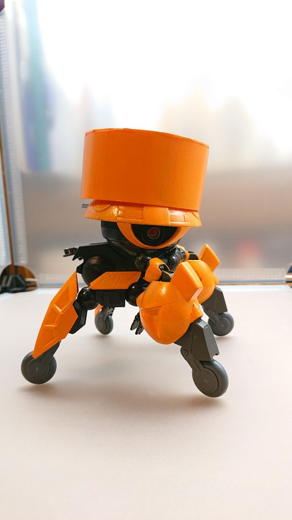 勿論稼働も可能でも完全な再現は出来ませんでしたちなみにこのウォドムファイドはペットロボットっぽい姿になります