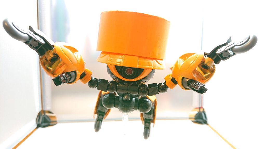 最後に大ジャンプ？するウォドムファイド実際に動かしたり眺めて見ると何か可愛いアニメの2期では活躍するかな？