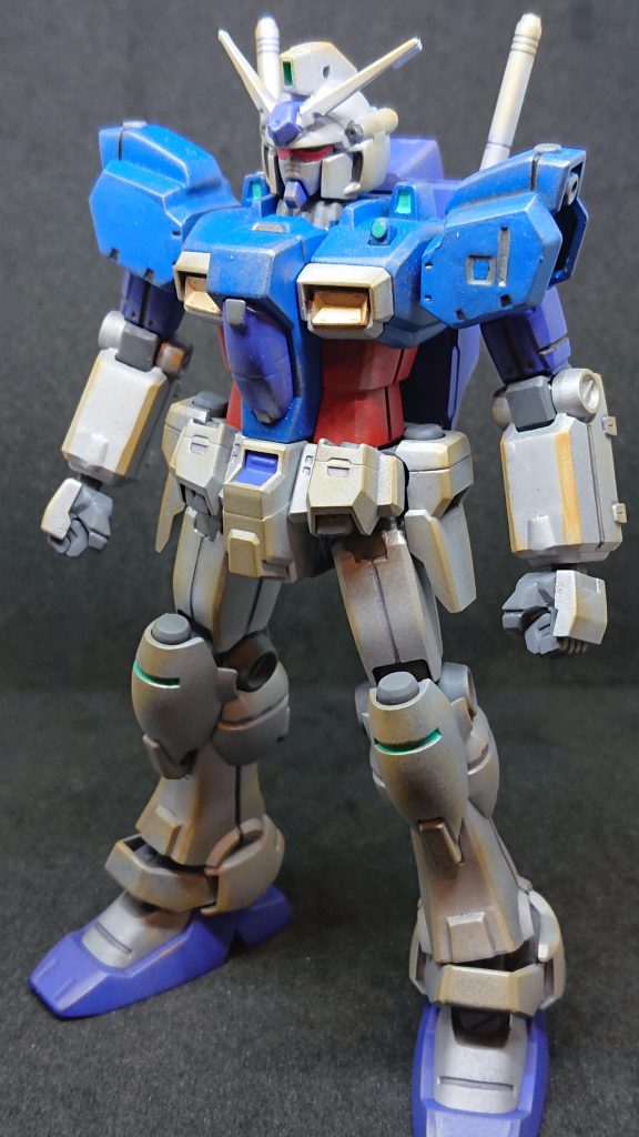 ウェザリングマスターで軽く汚して塗装の粗さをごまかしました。