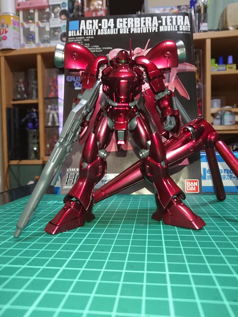 関節やライフルはもっと重いトーンでも良かったか・・・