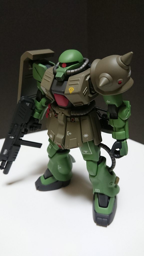 HGザクⅡ改FZバーニーのザク出来ました。–2枚目/制作者：@over40beginner