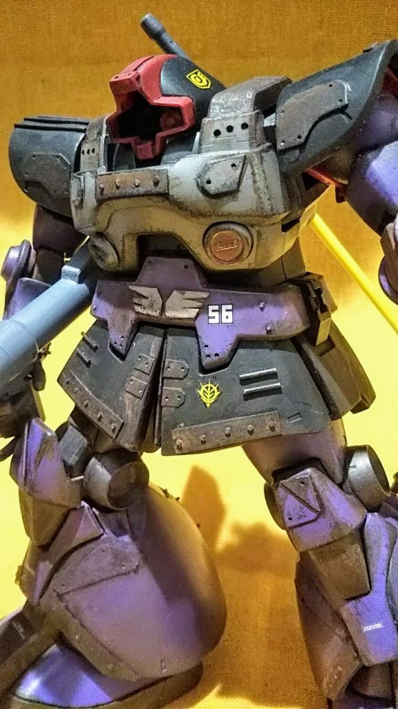 ファレホ筆塗り　簡単お気軽汚しです。錆はファレホのピグメント