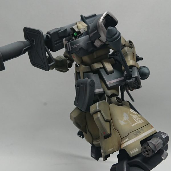 ドムトローペン　砂漠戦線塗装ジオラマ風仕上げ