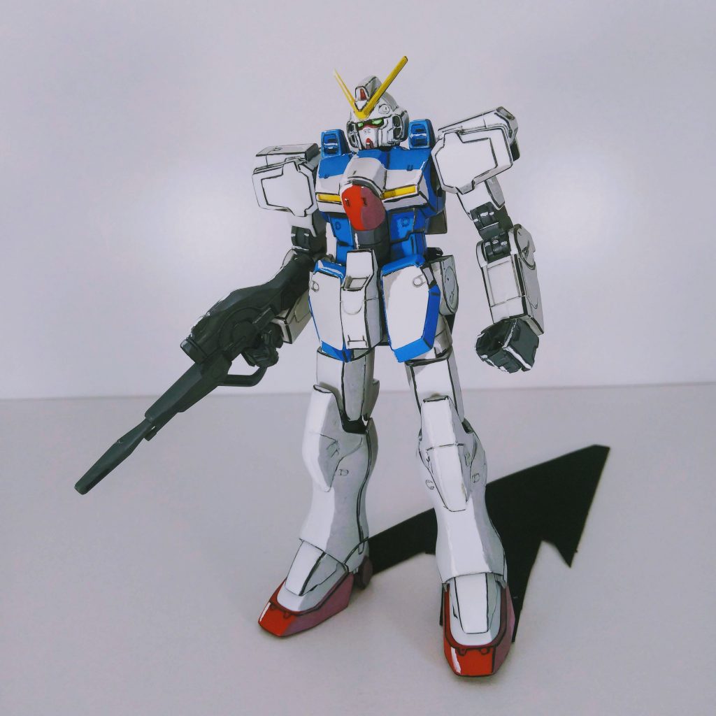 【イラスト風模型】HGUC　Vガンダム