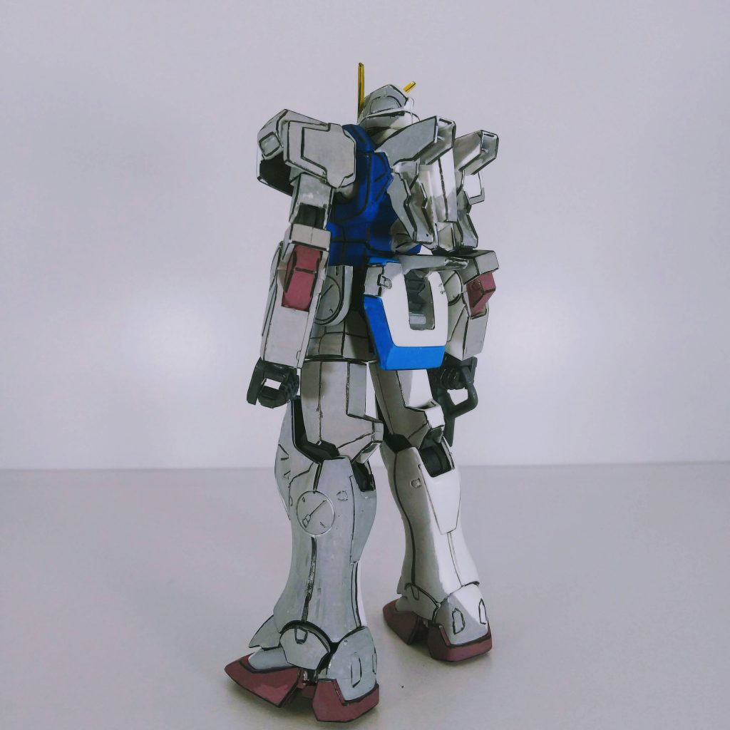 背面バーニアも欠損。