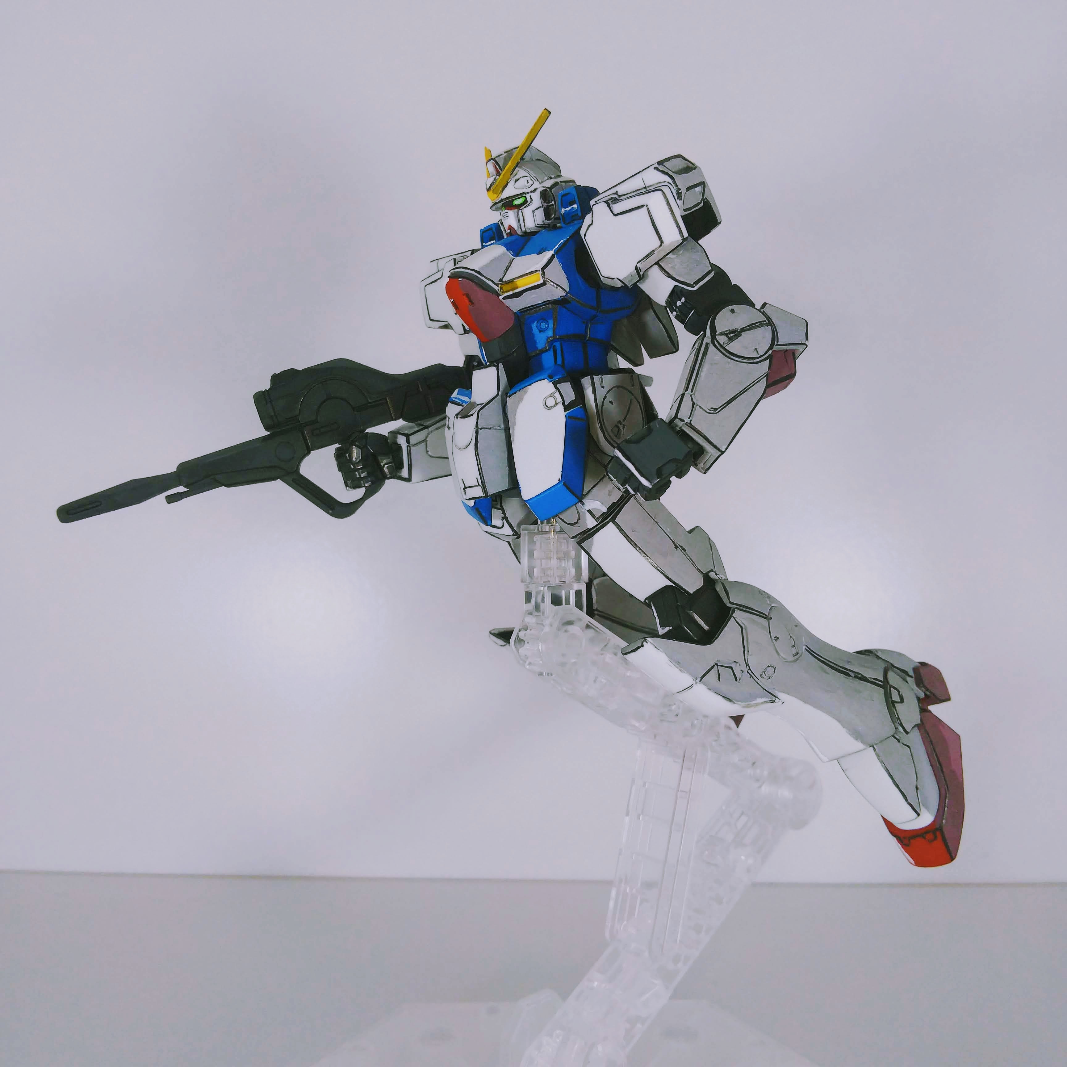 イラスト風模型 Hguc Vガンダム Tktさんのガンプラ作品 Gunsta ガンスタ